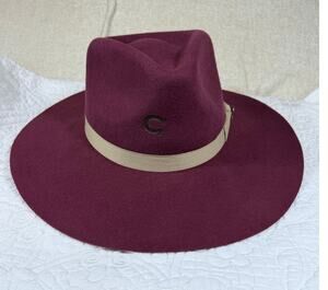 Charlie 1 Horse “Highway” Wool Felt Hat – Burgundy – Size M – NWT Charlie 1 Horse “Highway” Wool Felt Hat – Burgundy – Size M  main image 4